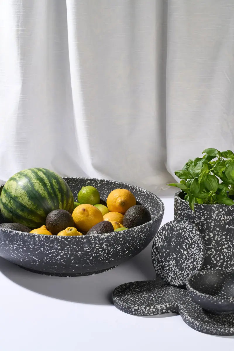 HUMDAKIN Rom - Terrazzo Skål Terrazzo 115 Black